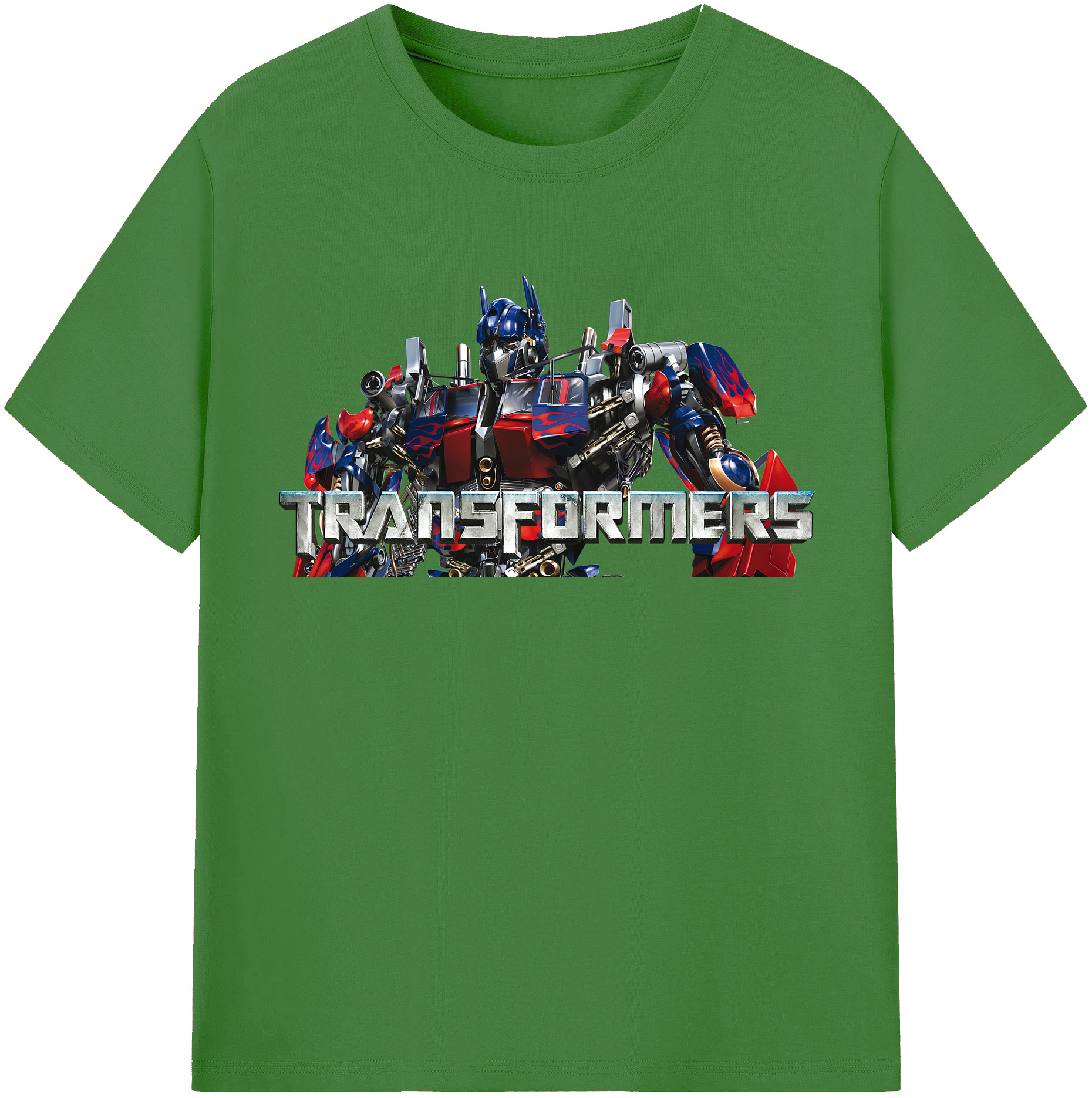 （画像用） Transformers トランスフォーマー レディースカジュアルプリントTシャツ（綿100％）